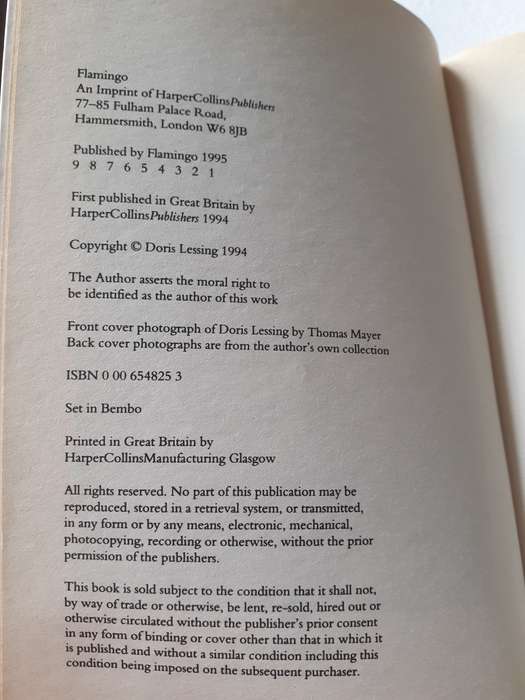 Under My Skin ~ Doris Lessing