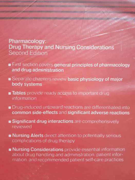 Pharmacology (second edition) ~ Roger T Malseed