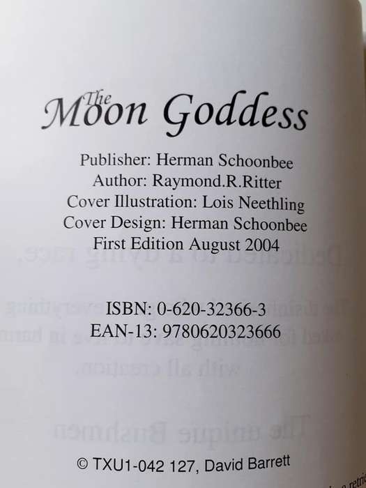The Moon Goddess ~ R R Ritter