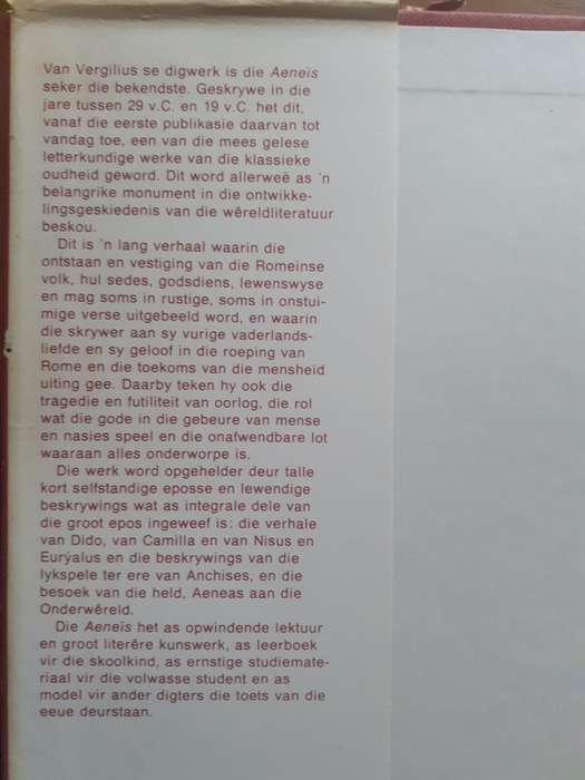 Van Wapens en `n Man ~ Vergilius