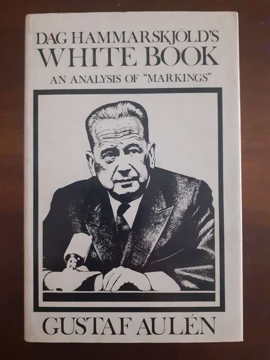 Dag Hammarskjold`s WHITE BOOK ~ Gustaf Aulen