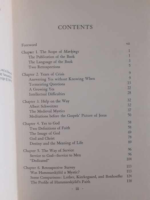 Dag Hammarskjold`s WHITE BOOK ~ Gustaf Aulen