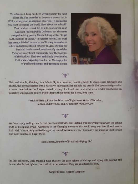 (signed) Shrinking into Infinite Sky ~ Vicki Mandell-King
