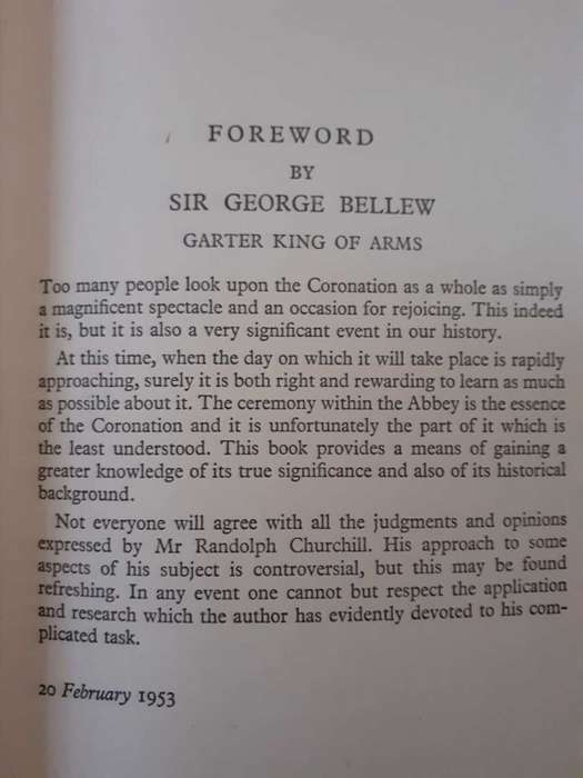 The Story of the Coronation ~ Randolph S Churchill