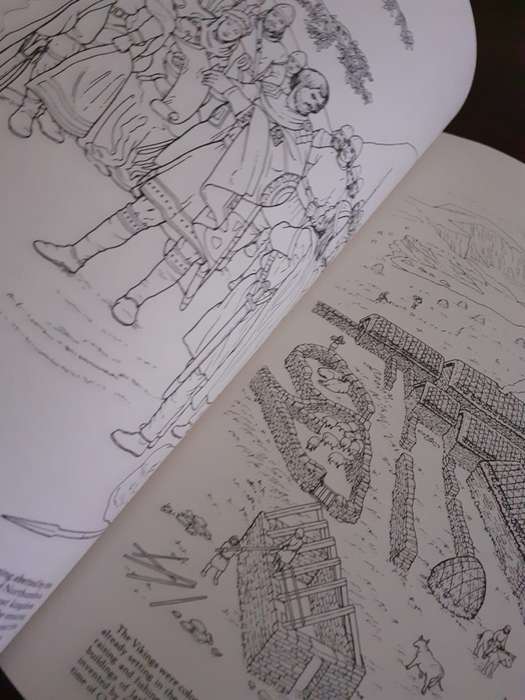 Story of The Vikings - COLOURING IN BOOK ~ A G Smith