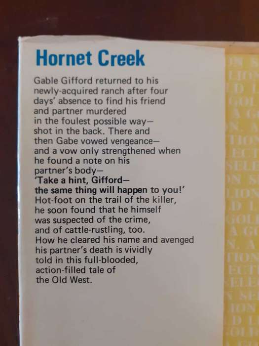 Hornet Creek ~ F C Robertson