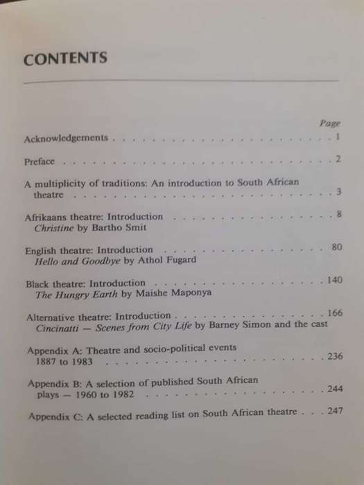 South African Theatre - Four Plays ~ Hauptfleisch / Steadman