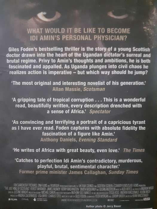 The Last King of Scotland ~ Giles Foden