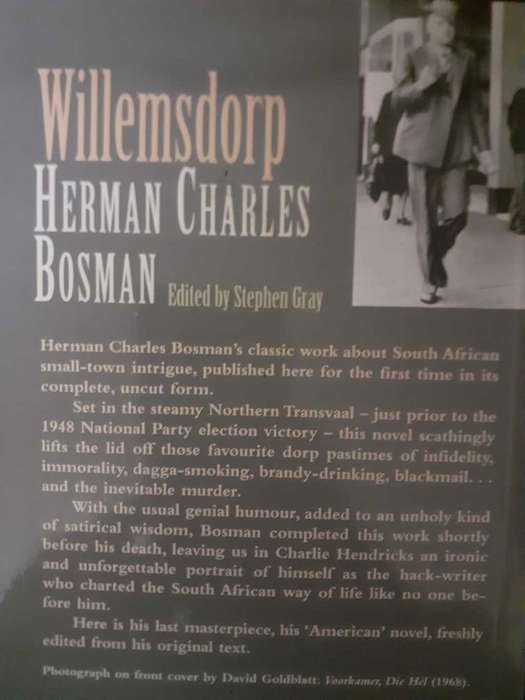 Willemsdorp ~ Herman Charles Bosman