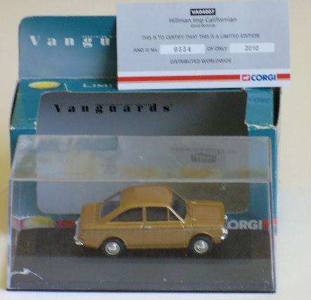 Vanguards Limited Edition Hillman Imp Californian Gold Bronze