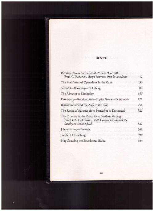 FROM THE FRONT, A.B. (BANJOE) PATERSON'S DISPATCHES FROM THE BOER WAR
