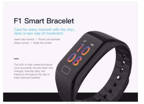 Wearfit Fitness Smart Bracelet with Heart Rate
