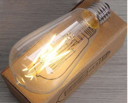 LED ANTIQUE EDISON BULB ST64