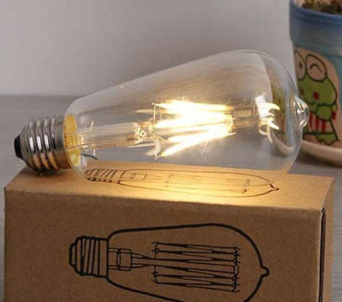 LED ANTIQUE EDISON BULB ST64