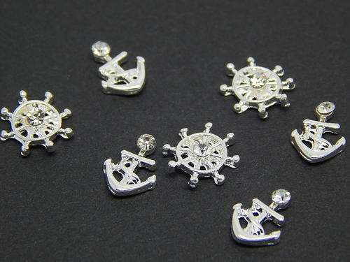 3D Nail Art Charms - Nautical Design
