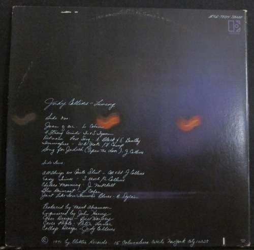 JUDY COLLINS - LIVING (LP/VINYL)