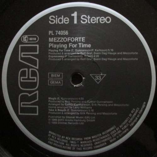 MEZZOFORTE  - PLAYING FOR TIME  (LP/VINYL)