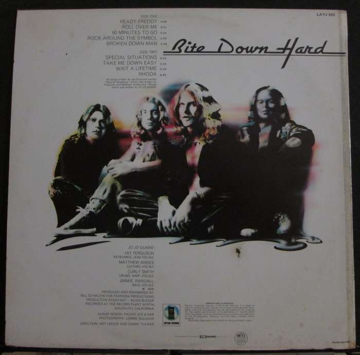 JO JO GUNNE - BITE DOWN HARD   (LP/VINYL)