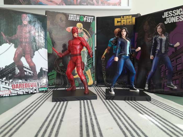 The Defenders Kotobukiya 1/10 Artfx+ complete set of four
