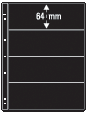 Prinz Plastic pages 4-strip pack of 5 double sided
