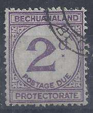 Bechuanaland 1932 Postage Due 2d fine used