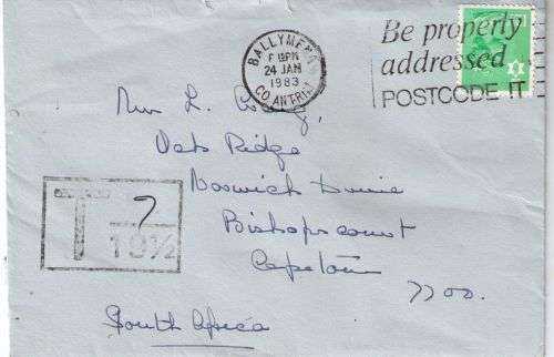 South Africa 1980s  3x covers with postage due markings, very fine
