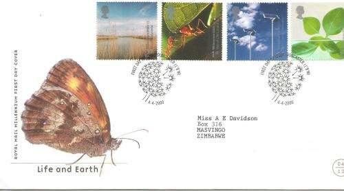 Great Britain 2000 Life and Earth  First Day Cover