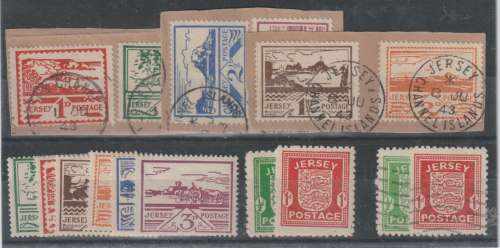 Jersey 1940s 1st 2 sets both unmounted mint and fine used