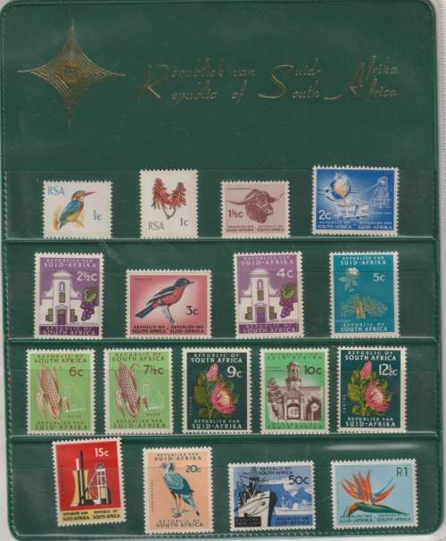 South Africa 1967/72 Official SA Post Office 1st Definitive presentation pack
