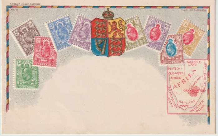 OFS 1905 Stamp Embossed postcard unused very fine
