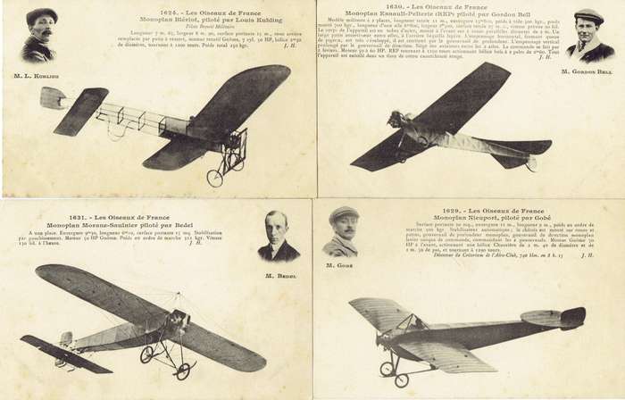 France 1910/19 Special First Flight Cards including signed, scarce, very fine