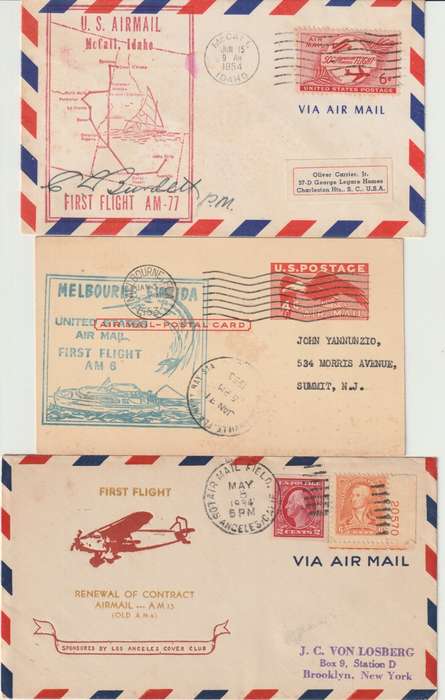 USA 1920/50s Special Flight lot of 16 covers, including signed fine