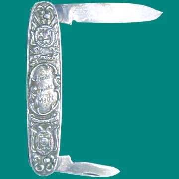 Old Boer War Style Paul Kruger/De Wet Pocket Knife.