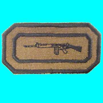 Musketry Qualification Embroided Badge used by Recces and Paras.