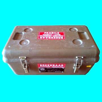 S.A.D.F. Eloptro Night Observation Goggle Container - Border War Period.