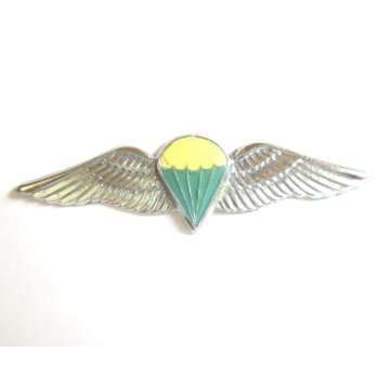 S.A Parachute Basic Paratrooper Wing - 8 Jumps Or More - Gilding Metal - Both Pins Intact.