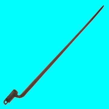 Boer War Period Martini Henri Bayonet with triangular blade. It is without Scabbard.