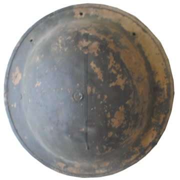 Second World War South African Steel Helmet - Inner In Poor Shape.