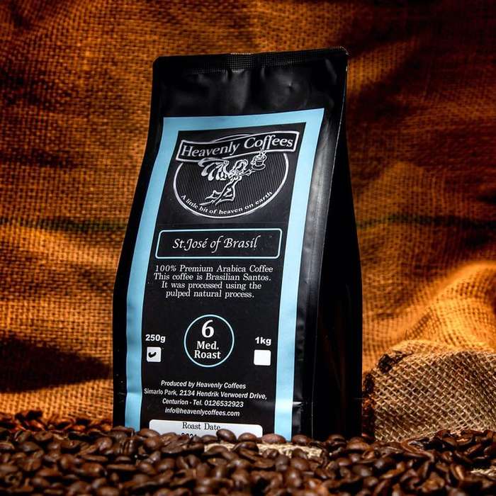 St Jose of Brazil Medium Roast - 250g Plunger Ground