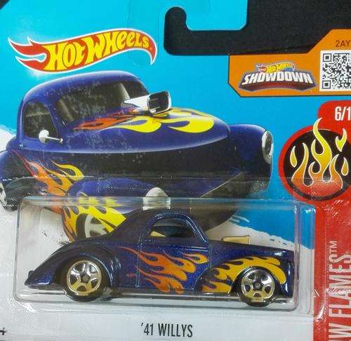 Diecast Hotwheels '41 Willys (blue)