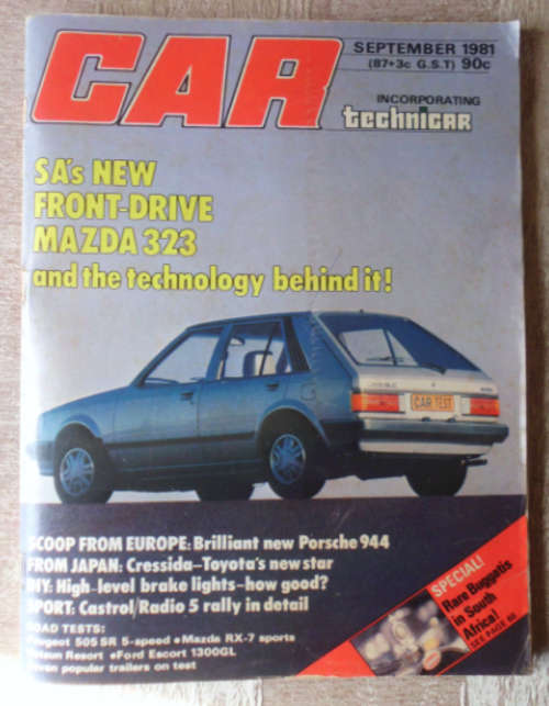 CAR MAGAZINE SEPTEMBER 1981 -VINTAGE CARS