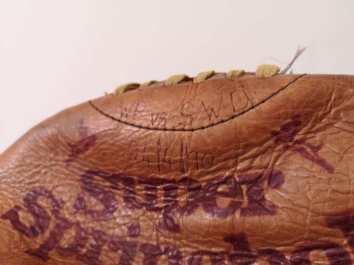 Vintage Super Springbok genuine leather rugby ball