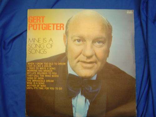 Gert Potgieter Mine is a song of songs LP
