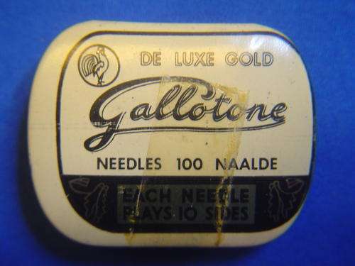 Gramaphone needle tin Gallotone