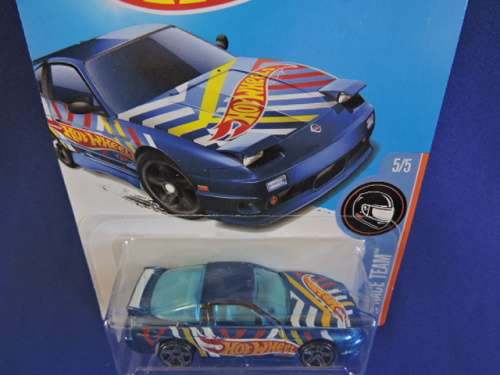 Hot Wheels NISSAN 180 SX Type X ( Hot Wheels Blue ) Like Datsun