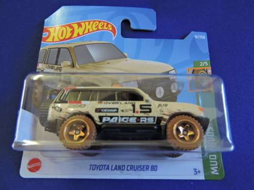Hot Wheels TOYOTA LAND CRUISER 80 ( Beige 15 ) Short Card # BAKKIE BONANZA #..