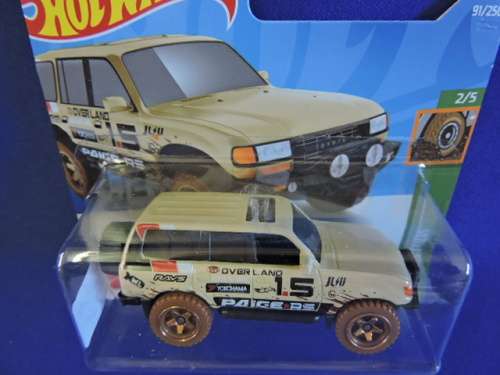 Hot Wheels TOYOTA LAND CRUISER 80 ( Beige 15 ) Short Card # BAKKIE BONANZA #..