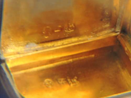 Hallmarked Sterling Silver Vinaigrette  Maker: TW  Birmingham 1827