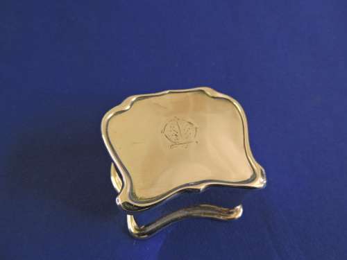 Hallmarked Sterling Silver Ring / Trinket box