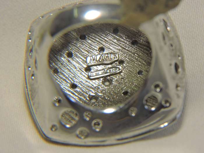Sterling Silver Ring by MAGIE designer ring  Bold and beautiful
